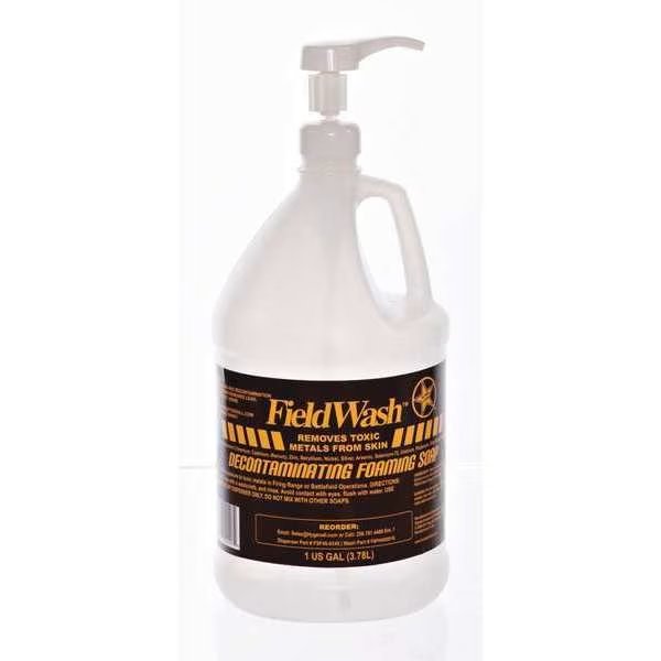 1 gal. Foam Hand Soap Pump Bottle, PK 4, Hygenall Fieldwash, Mfr#: FSFHW8001G