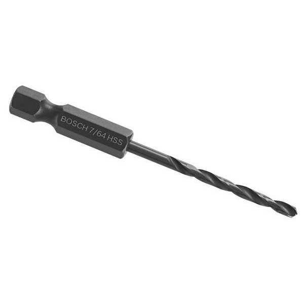 Impact Drill Bit, 7/64" Size, 2-3/4" L, Bosch, Mfr#: BL2134IM