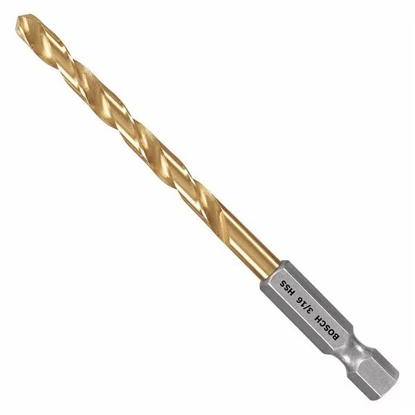 Impact Drill Bit, 3/16" Size, 3-1/2" L, Bosch, Mfr#: TI4139IM