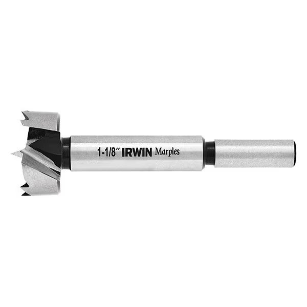 Wood Drilling Bit, Forstner, 1-1/8" dia., Irwin, Mfr#: 1966931