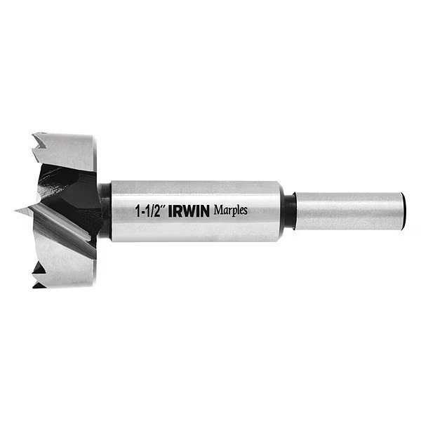 Wood Drilling Bit, Forstner, 1-1/2" dia., Irwin, Mfr#: 1966934
