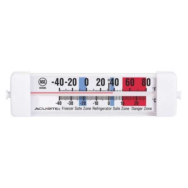 Analog Thermometer, 5" H, 13/16" D., Acurite, Mfr#: 00696A2