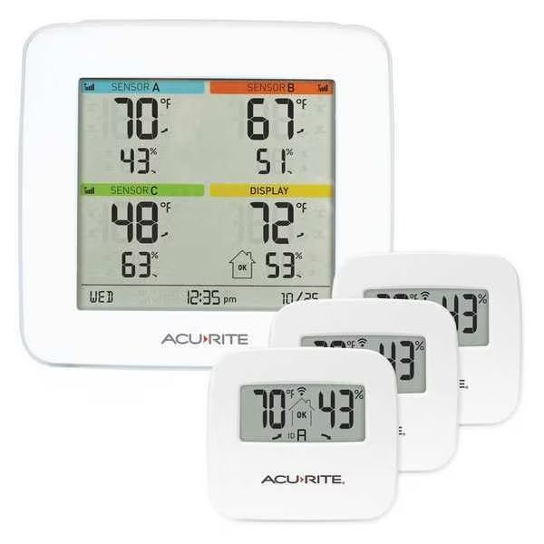 Weather Station, 0 to 99.99" Rain Fall, Acurite, Mfr#: 01095M