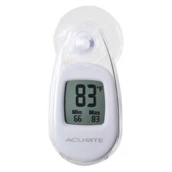 Digital Thermometer, -58 Degrees to 158 Degrees F for Wall or Desk Use, Acurite, Mfr#: 00315A2