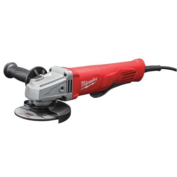 11 Amp Corded 4-1/2" Small Angle Grinder Paddle No-lock, Milwaukee Tool, Mfr#: 6142-31