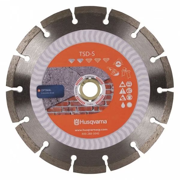 Diamond Saw Blade, Demolition, 10" dia., Husqvarna, Mfr#: TACTI-CUT S 10