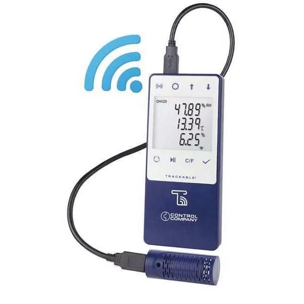 Data Logging Meter, 32 deg. to 122 deg.F, Traceable, Mfr#: 6526