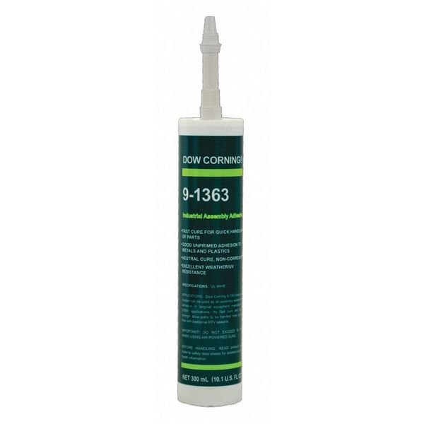 Sealant, 300 mL, Cartridge, Gray, RTV Silicone Base, Dow, Mfr#: 4001706