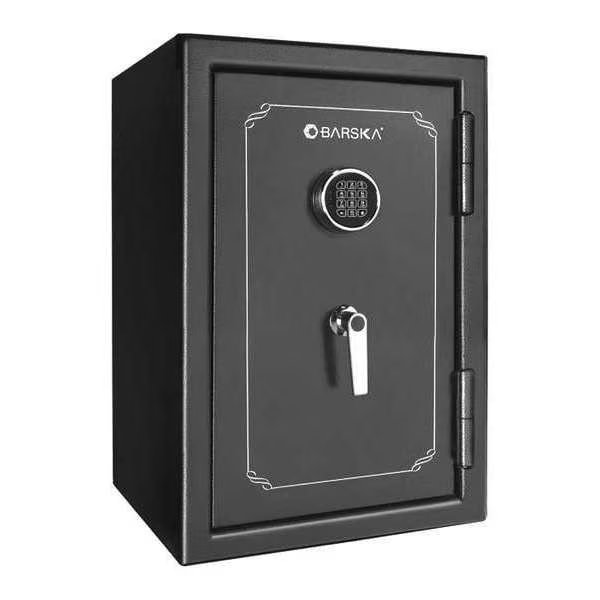 Fire Rated Security Safe, 3.45 cu ft, 169 lb, Barska, Mfr#: AX12674