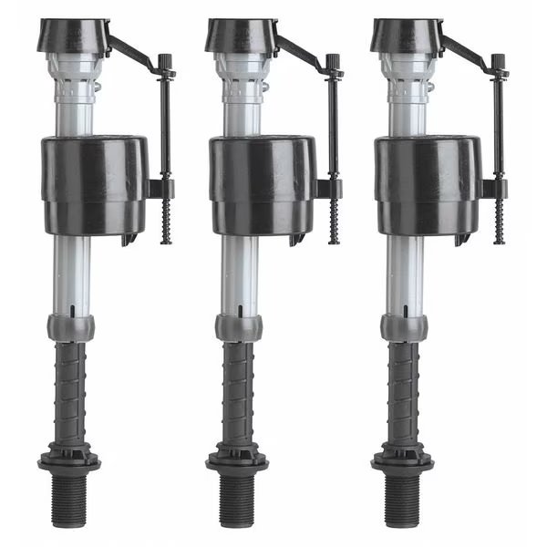 Fill Valve Kit, 14" Size, Gray, 3PK, Fluidmaster, Mfr#: 400ACN3P2G