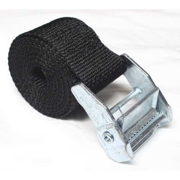 Cinch Strap, 1-1/2" x 96", Black, Bulk-Strap, Mfr#: A1596MCB