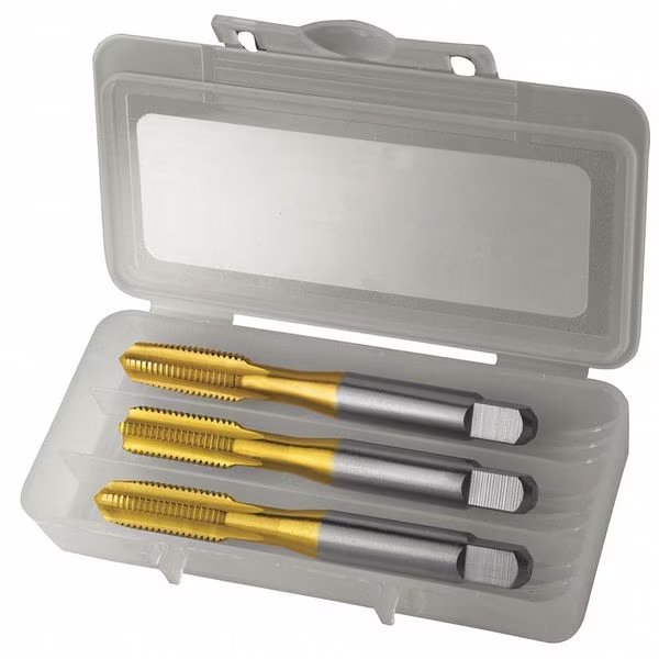 Tap Set, 5/8"-11, Bottoming, Plug, Taper, 4 Flutes, UNC, Greenfield Threading, Mfr#: 174534