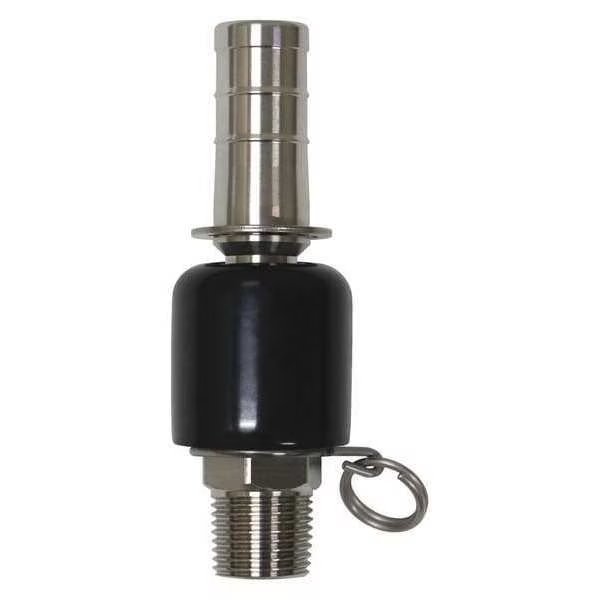 Hose Adapter, 3/4" Hose Barb, 1/2" MGHT, Sani-Lav, Mfr#: N27S