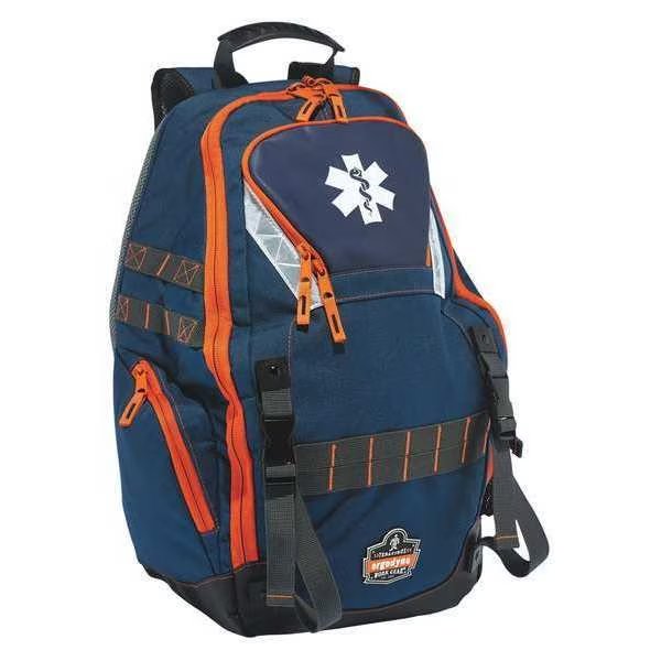 Backpack, Blue, Polyester, Ergodyne, Mfr#: 5244