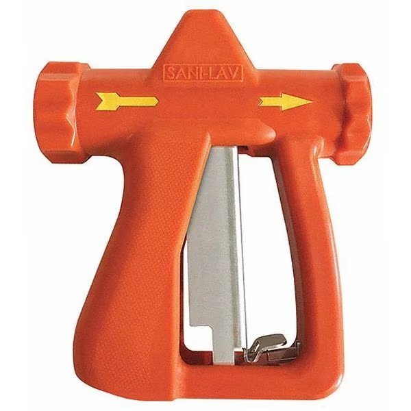 Spray Nozzle, 3/4" Female, 150 psi, 8.9 gpm, Safety Orange, Sani-Lav, Mfr#: NP1