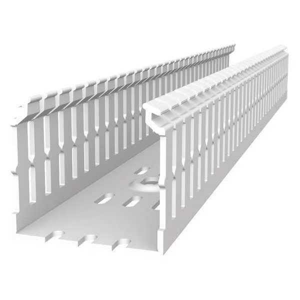 Wiring Duct, Narrow Slot Wall, Wht, 6 ft. L, Abb, Mfr#: TYD15X3NPW6