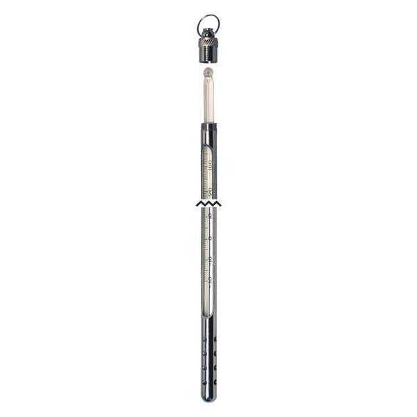 Liquid In Glass Thermometer, 12" L, Vee Gee, Mfr#: 80701E-A