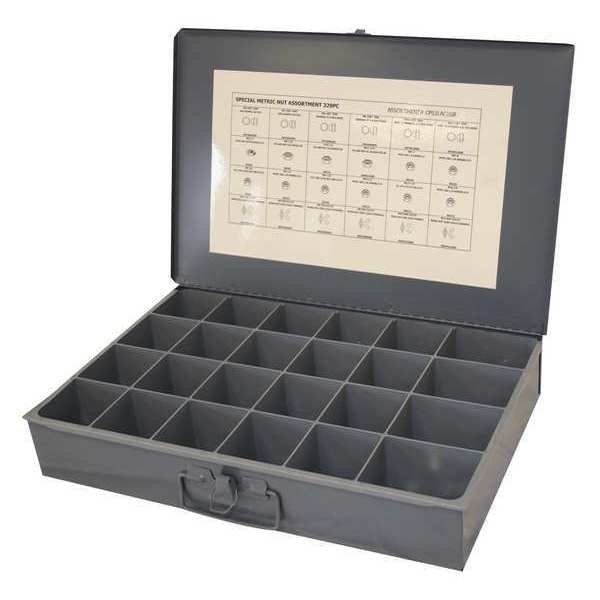 Nut Assortment, Zinc Finish, 24 Sizes, EnjoyTool Select, Mfr#: CPS1LAC1GR