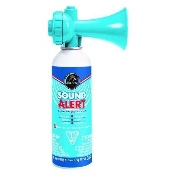 Personal Safety Horn, 120db, Plastic Horn, Height: 11 in, Falcon Safety, Mfr#: FSA6