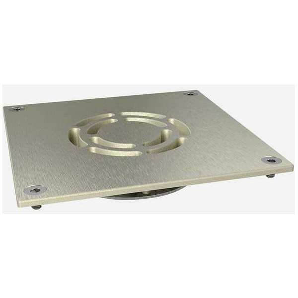 9 " Nickel Bronze/Cast Iron Floor Drain, Bestcare, Mfr#: WHFD-6SQ-2NH
