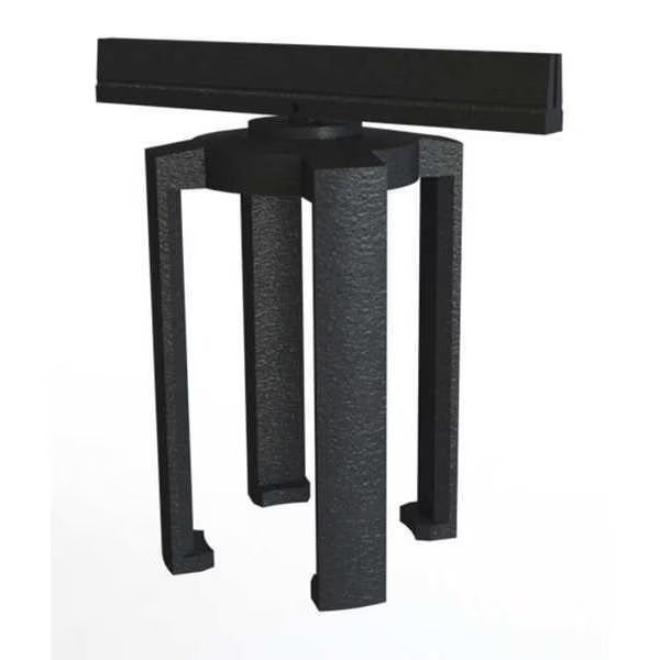 Sign Bracket, Black, 6" H, Banner Stakes, Mfr#: PL4130