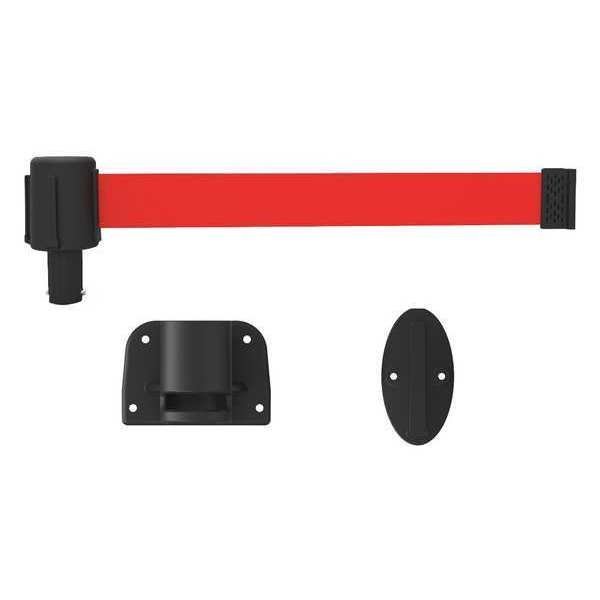 Retrctble Belt Barrier, 15ft Belt, Orng, Banner Stakes, Mfr#: PL4120