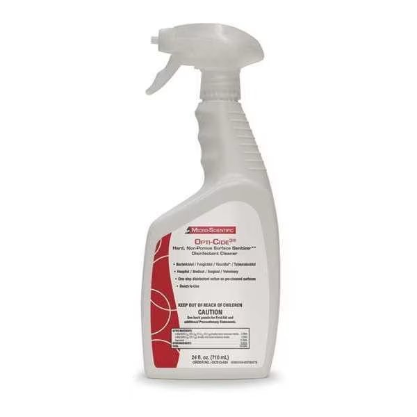 Healthcare Surface Disinfectant, 24 oz. Trigger Spray Bottle, Unscented, Micro-Scientific, Mfr#: NEMSI24SA