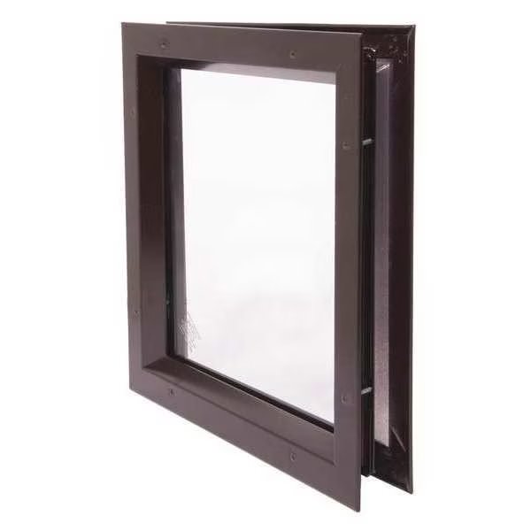 Lite Kit with Glass, Steel, 35" Opening H, National Guard, Mfr#: L-TG-1/4"-FRA-DKB-GT118 5"x35
