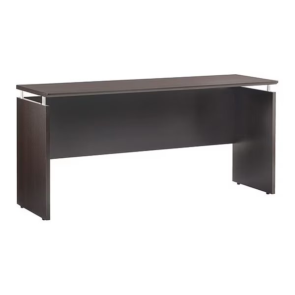 Credenza, 20" D X 72" W X 29-1/2" H, Mocha, MDF (Medium Density Fiberboard) - Platform, Mayline, Mfr#: MNCNZ72LDC