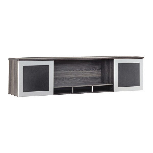 Medina Hutch, Gray, 72", Mayline, Mfr#: MNH72LGS