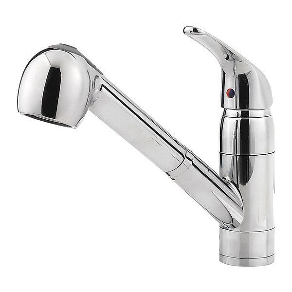 7-7/8" Mount, Residential 1 or 3 Hole Kitchen Faucet, Pull-Out, Polished Chrome, Pfister, Mfr#: G133-10CC