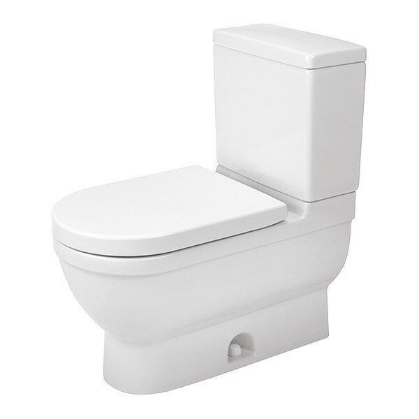 Bathroom Faucet, Two-Piece, 2-Handle, 8", 1.28 gpf, Floor Mount, White, Duravit, Mfr#: 2125010000