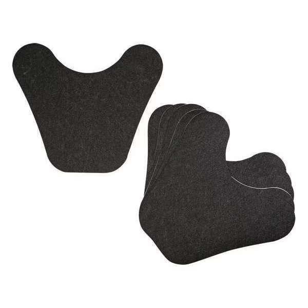 Black Toilet Floor Mat 18" W x 15-1/2" L, Pig, Mfr#: GRP7003-BK