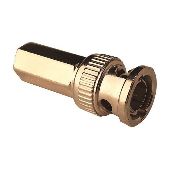 Coaxial Twist Connector, BNC Male, PK10, Vitek, Mfr#: VT-BNC-TWST-ML10