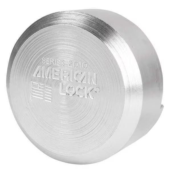 Padlock, Keyed Alike, Hidden Shackle, Round Steel Body, Boron Shackle, 1 23/32 in W, American Lock, Mfr#: A2010KAW7000WWG