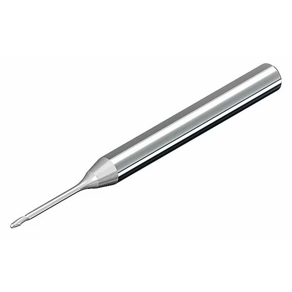 Ball End Mill, Uncoated, 1-1/2" L, Carbide, Micro 100, Mfr#: BEF-025-250