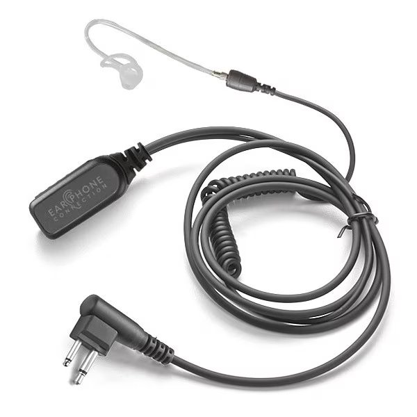 Short Tube Lapel Microphone, Black, Earphone Connection, Mfr#: EP1203