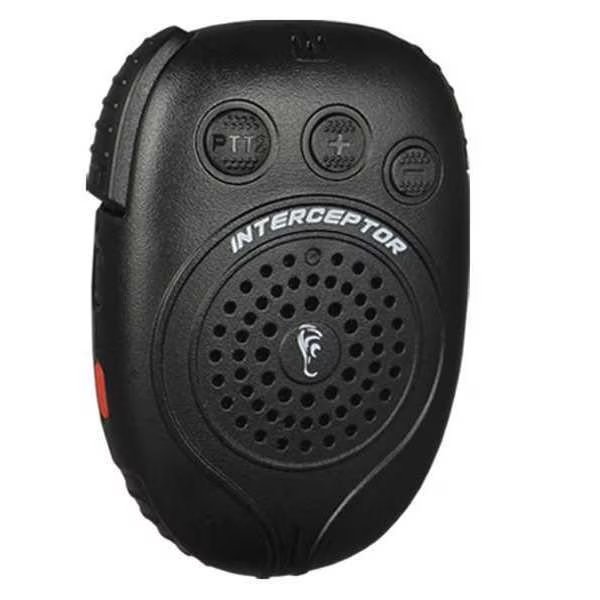 Interceptor Speaker Microphone, Black, Earphone Connection, Mfr#: Interceptor 00