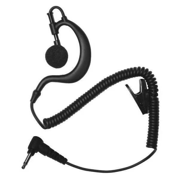Earhook Listen Only Earpiece, Black, Earphone Connection, Mfr#: EP1BC