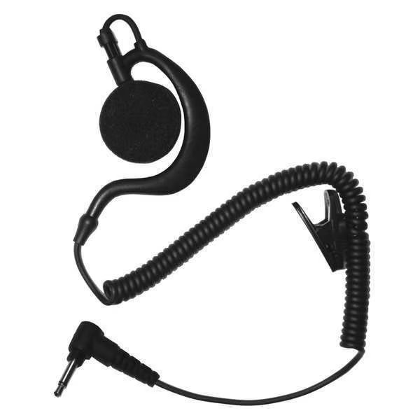 Earhook Listen Only Earpiece, Black, Earphone Connection, Mfr#: EP1BCLS