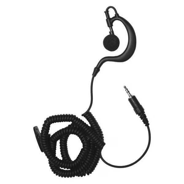 Earhook Listen Only Earpiece, Black, Earphone Connection, Mfr#: EP3AC