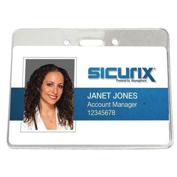 Government Badge Holder, Horizontal, PK50, Sicurix, Mfr#: BAU 67870