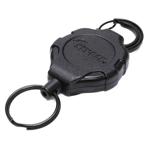 Ratcheting Key Reel, Polycarbonate, Black, Key-Bak, Mfr#: 0KR2-4A11