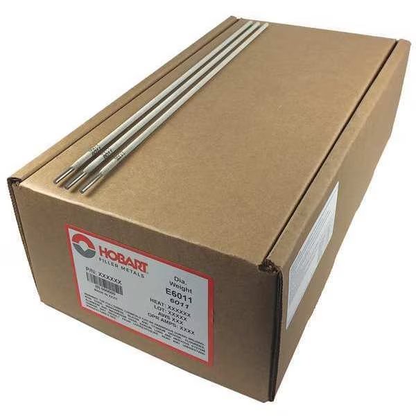 14-1/2" Stick Electrode 1/8" Dia., AWS E6011, 50 lb., Hobart Welding Products, Mfr#: S112244-G31