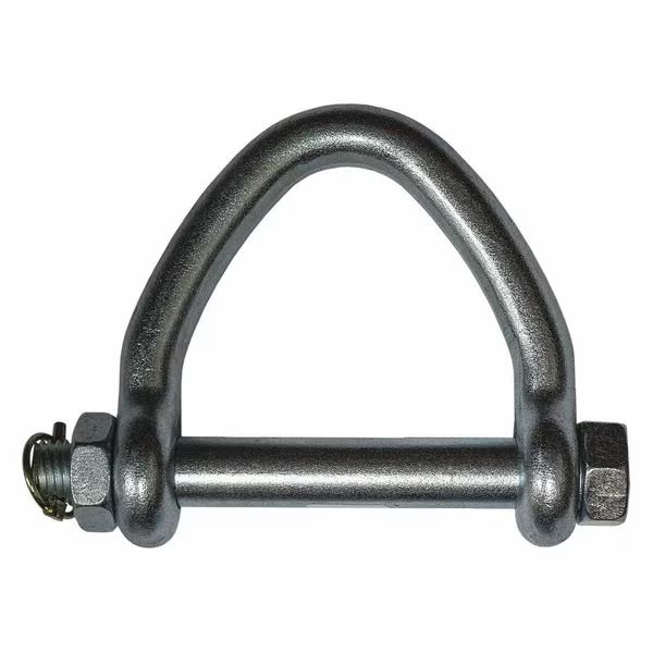 Shackle, 49/64" Body Sz, 7/8" Pin Dia., B/A Products Co, Mfr#: 9-W4
