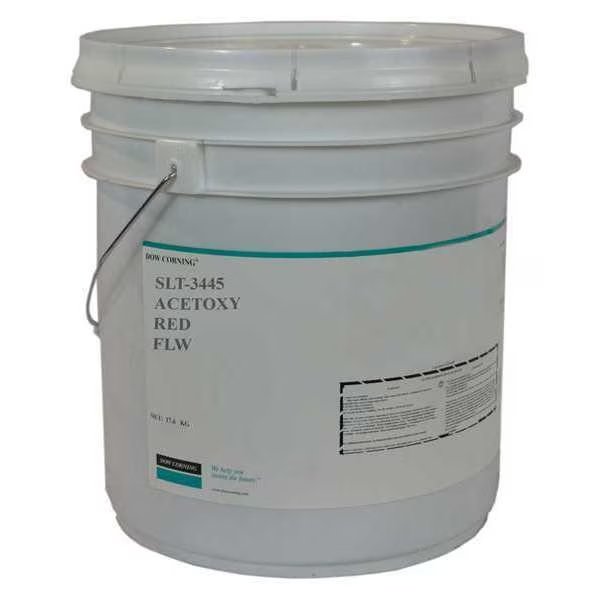 Sealant, 25 kg, Pail, Red, RTV Silicone Base, Dow, Mfr#: 4107708