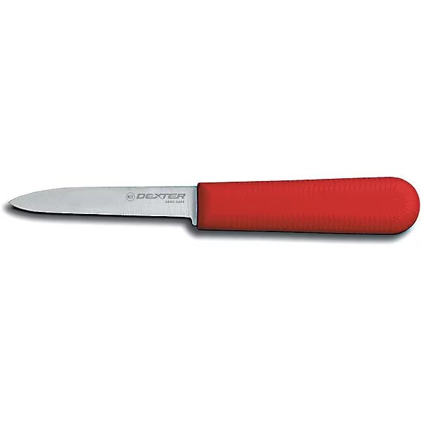 Paring Knife, 3-1/4" L, SS Blade, Red, Dexter Russell, Mfr#: 15303R