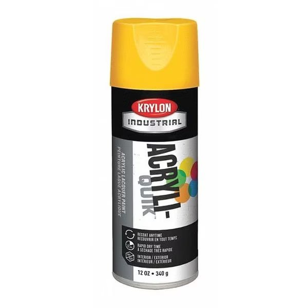 Spray Paint, Daisy Yellow, Gloss, 12 oz, Krylon, Mfr#: K01813A07