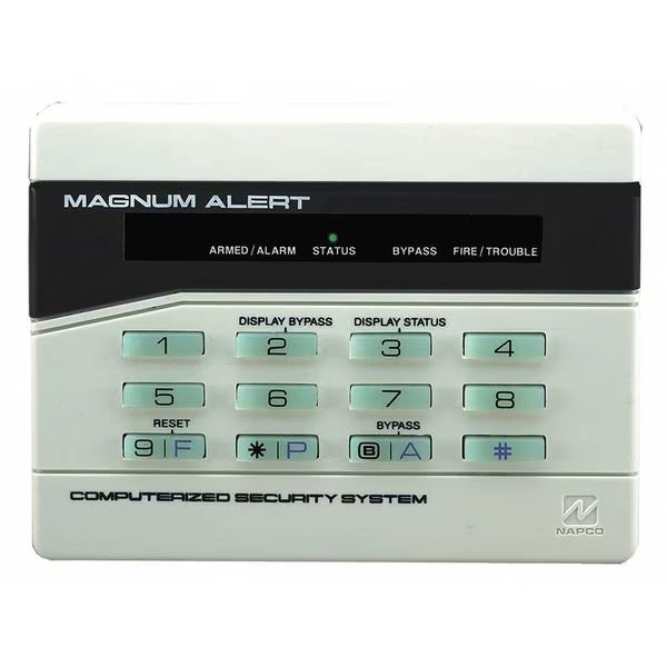 Intrusion System Keypads, 5-7/8" W, LED, Napco, Mfr#: RP1054E