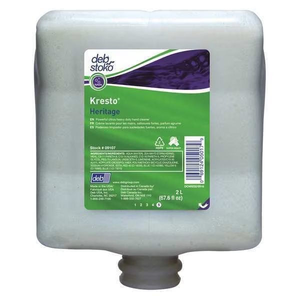 2L Liquid Hand Cleaner Cartridge, Deb, Mfr#: 09107